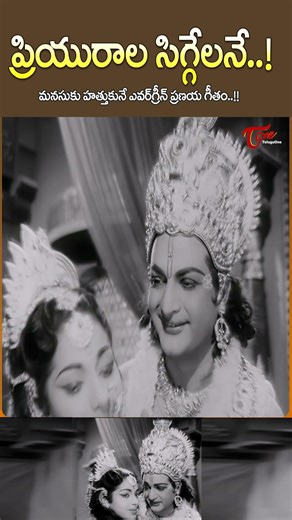 ప్రియురాల సిగ్గేలనే..Priyurala Siggelane Song #NTR #SriKrishnaPandaveeyam #Shorts #Youtubeshorts