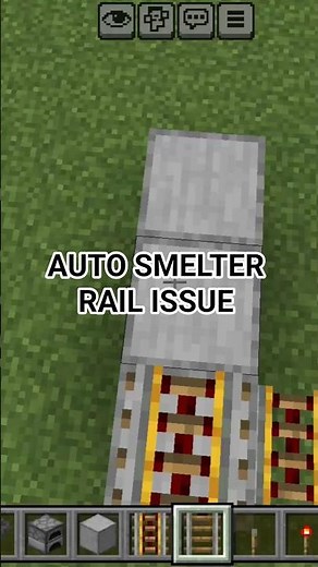 auto smelter rail fix in Minecraft tutorial ||