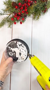 733K views · 15K reactions | Super cute idea for a snow globe on those $1 peices of wood. I don't know about y'all but I love snow globes lol Thanks so much for watching, find the deer crossing here>>https://www.chalkcouture.com/refreshrestyle/product/A2131140 Browse everything here: chalkcouture.com/refreshrestyle | Refresh Restyle by Debbie Westbrooks | Facebook