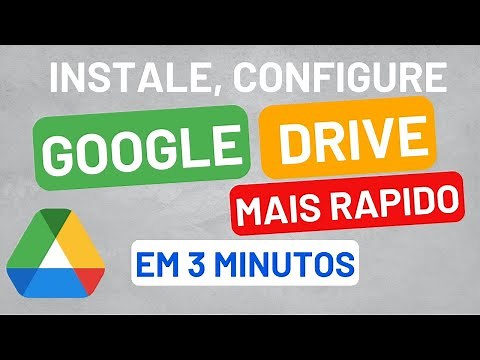INSTALAR SINCRONIZAR E CONFIGURAR GOOGLE DRIVE NA NUVEM E NO PC EM 3 MINUTOS
