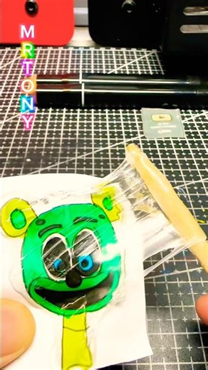 Sprunki OC Gummy Bear G Major 4 phase 1 with hot glue gun #sprunki #hotgluegun #hotgluedispenser