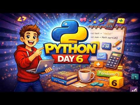 Python Day 6 | 🔥 | Start Your Python Journey Today