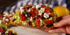 Greek Avocado Toast