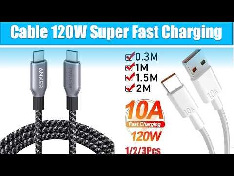 Top 5 Best Cable 120W Super Fast Charging Reviews 2026