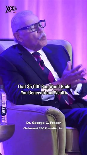 Dr. George C. Fraser didn’t come to sugarcoat it at the XCEL Summit for Men — too many of us are chasing appearance over capacity. Do you agree? What’s your thoughts ? He reminded the room that real power isn’t in the logo on your bag — it’s in your ability to build wealth, legacy, and generational capacity. Link on bio for #BusinessBooks #DTR360Books | DTR 360 Books