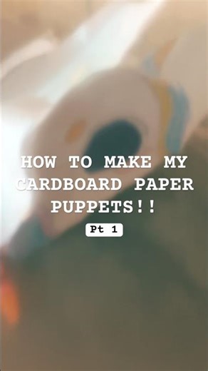Tut on how to make puppet dragons!/#paperpuppet#tutorial