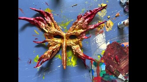 How to make a paper clay mask