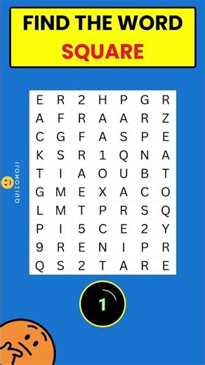 Word Search Puzzle Quiz Game [Only 1% Can Guess ] 😅🤔 - #21 | #shorts #puzzle #wordsearch
