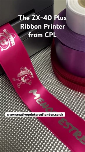 The world famous ZX-40 Ultra Ribbon Printer from Creative Printers of London. We ship worldwide