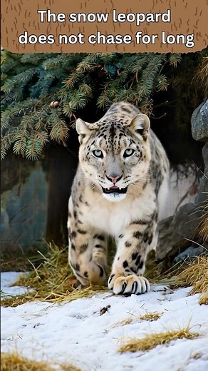 The Perfect Ambush: How the Snow Leopard Hunts