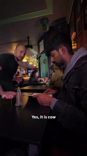 Clueless guy speaks in perfect English, shocks patrons #fyp #comedy #sketchcomedy