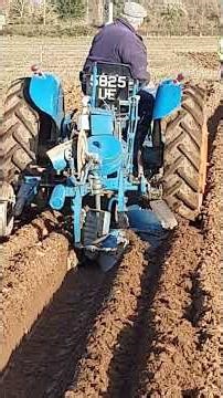 Fordson Dexta Tractor with Ransomes Plough Bidford-on-Avon Ploughing Match Sunday 23rd November 2025