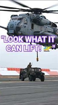 The Giant Helicopter That Moves Mountains 🚁 CH-53 Super Stallion#CH53E #Helicopter #AviationFacts