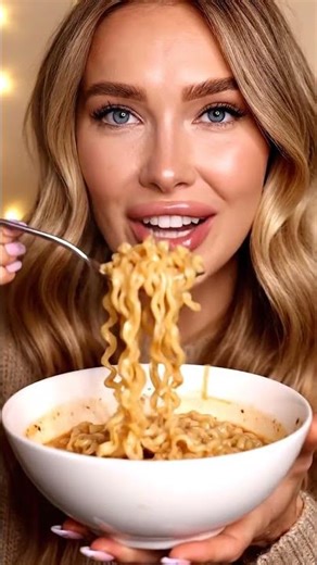 Unbelievable Noodles ASMR 😍 | No Talking | Spicy Slurping Sounds 🍜🎧 #satisfyingvideo #cinematicasmr