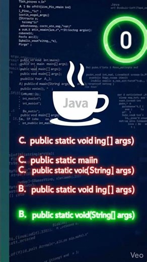 What is the correct main method signature