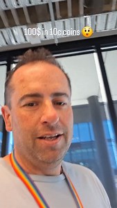 100$ in 10c coins , Lana lost a bet to Si , and paid him in 10c pieces.... anyway we gave it away ! | More FM's Breakfast Club