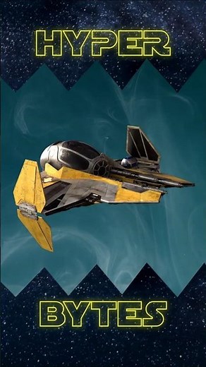 Eta-2 Jedi Interceptor breakdown - Star Wars Hyper Bytes-Hyperspace Database #shorts