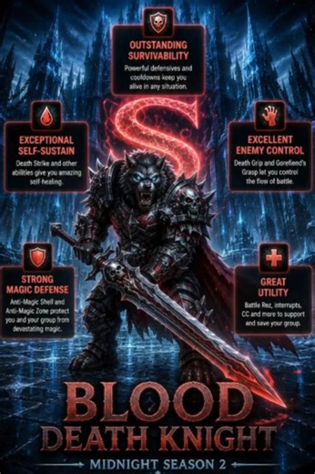 Blood Death Knight – 5 Reasons to Play It! 🔥 | Mythic+ Season 2