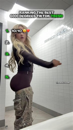 Ranking The Best 6000 degrees TikTok trend #fyp