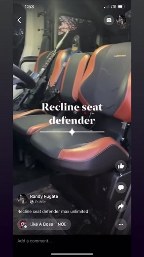 First reclining seat kit for a can-Am defender don’t lose leg room and get recline and it’s adjustable and different positions https://fhr-outfitters.square.site | Randy Fugate