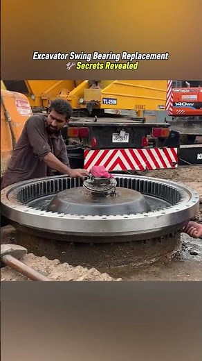 Excavator Swing Bearing Replacement 🛠️Secrets Revealed