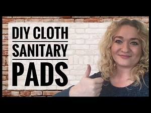 How to make cloth sanitary pads - diy sewing pattern for reusable sanitary napkins - reusable towels