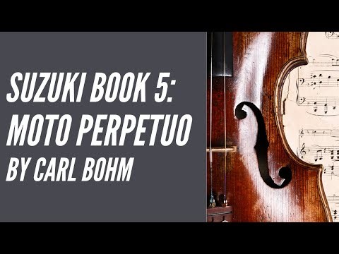 Moto Perpetuo // Suzuki Book 5 for Viola // Tutorial and Play-Through