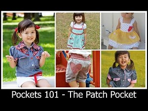 How to sew a Patch Pocket | Sewing Tutorial | Sewing 101 | Frocks & Frolics