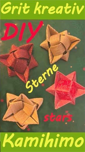 Anleitung Fröbelstern aus 3 Streifen mit 6 Zacken für Anfänger - weitere Varianten lade ich hoch
