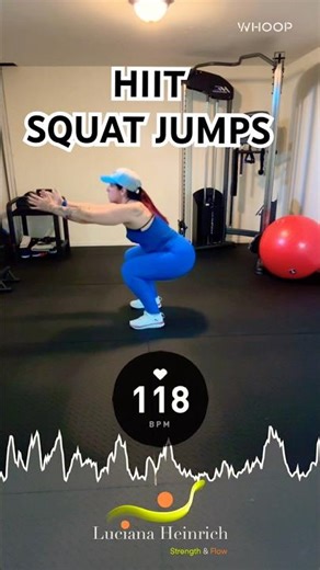HIIT Squat Jumps | Explosive Leg Power Exercise