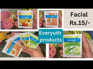 🌺Rs.15/- One brand facial products/ everyuth Rs.15/- facial kit🍊🥒