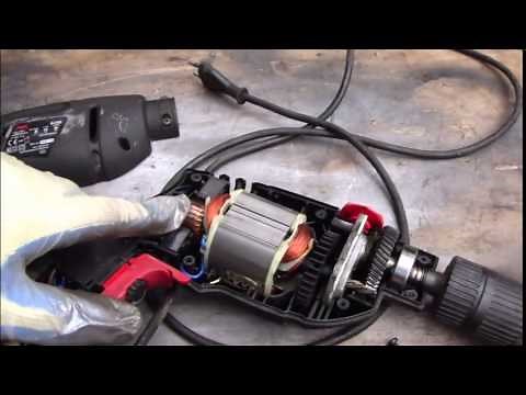How to disassemble electric drill and find the error issue