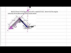 Dynamics - Instantaneous Center of Zero Velocity example 1