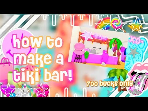 HOW TO MAKE A TIKI BAR IN ADOPT ME! 💐🐬🌴