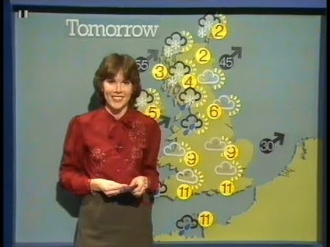 Here is the Weather! - with Anne Purvis Wednesday 5th January 1983 BBC1
