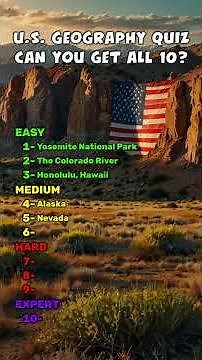 US Geography Quiz 🇺🇸 | Test Your Knowledge of the States! 🗺️