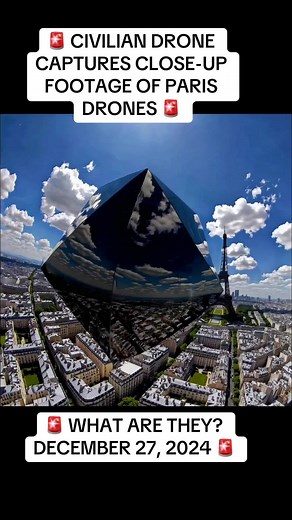 Close-Up Drone Footage of Paris Skies Revealed