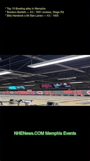 Top 10 Bowling alley in Memphisand\r 1. Bowlero Bartlett — 4.3★ (1951 reviews), Stage Rd\r 2. Billy Ha