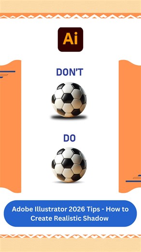 Adobe Illustrator 2026 Tips - How to Create Realistic Shadow . #vipulgraphics #illustrator #tips #graphics #designer #shadow #realistic #explore | Vipul Graphics