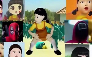 鱿鱼游戏娃娃尬舞NumaNuma