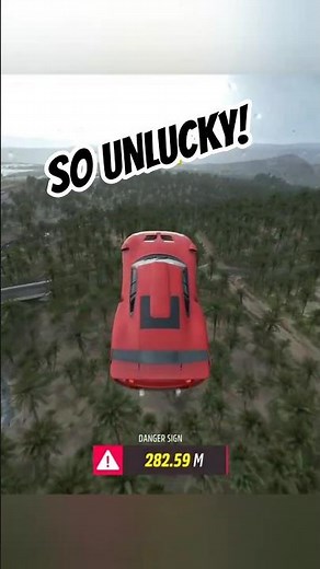 Danger Sign FAILED!? | Forza Horizon 5 #shorts