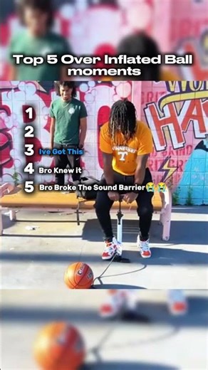 Top 5 Over Inflated Basketball Moments😂✌️✌️✌️
