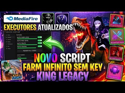 ​🦖[UPD 10] Script King Legacy MOBILE (PEGA TUDO) 2026 - Auto Farm DUNGEON AUTO STATS DELTA ROBLOX