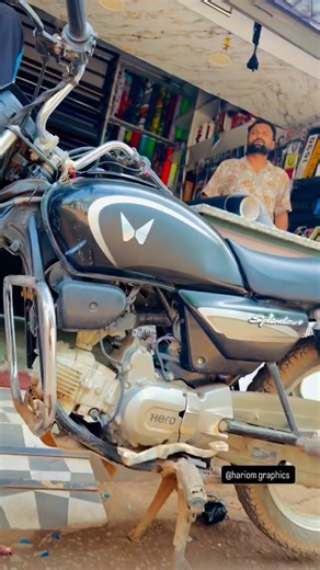 Aditya Raj on Instagram: "Hero Splendor converted into Scorpio Logo #scorpio#splendor#reels#hariomgraphics"