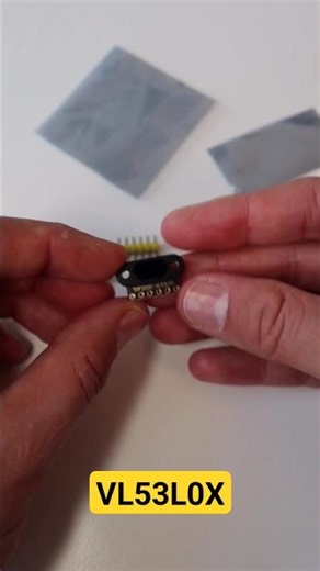VL53L0X Time-of-Flight I2C range sensor for Arduino, ESP32 and Raspberry Pi #shorts