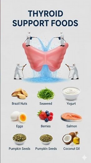 Boost your thyroid health naturally with the best thyroid support foods! 🥗🦋