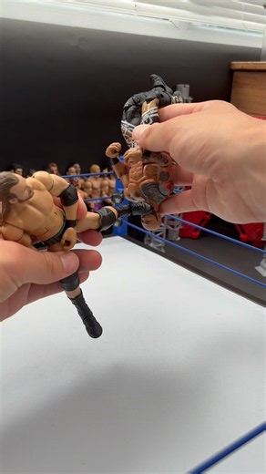 Recreating Adam Cole catching Ricochet with a midair superkick in WWE Mattel Elite Figure Form!