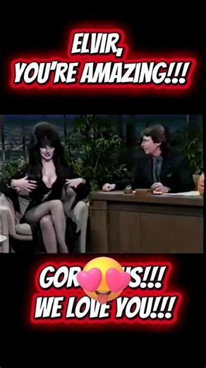 Elvira, you’re amazing — truly incredible!