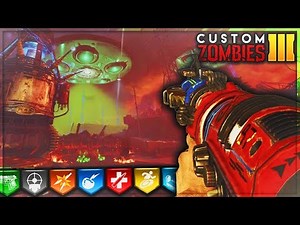CUSTOM MAP "ALIEN INVASION" sur BLACK OPS 3 ZOMBIES 👽 | Custom Zombies #64