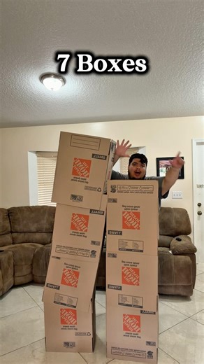 How Many Boxes to hide me? #shorts